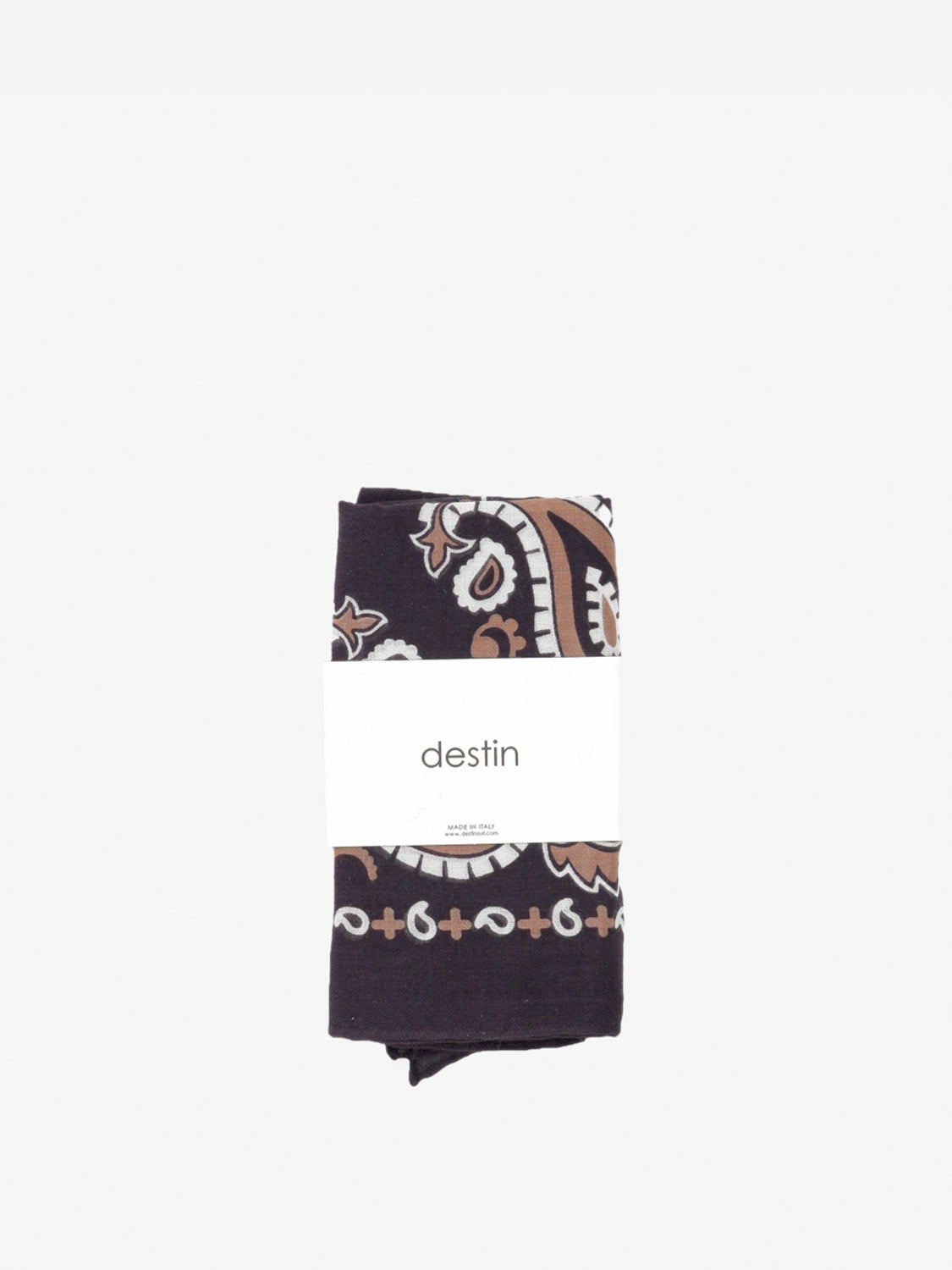 Bandana in cotone choco