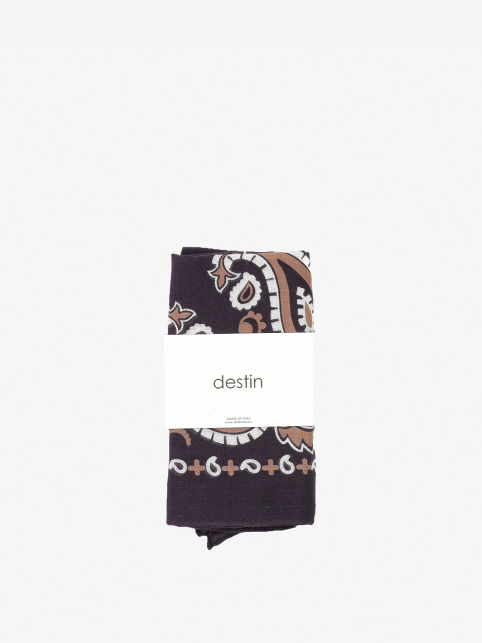 Bandana in cotone choco