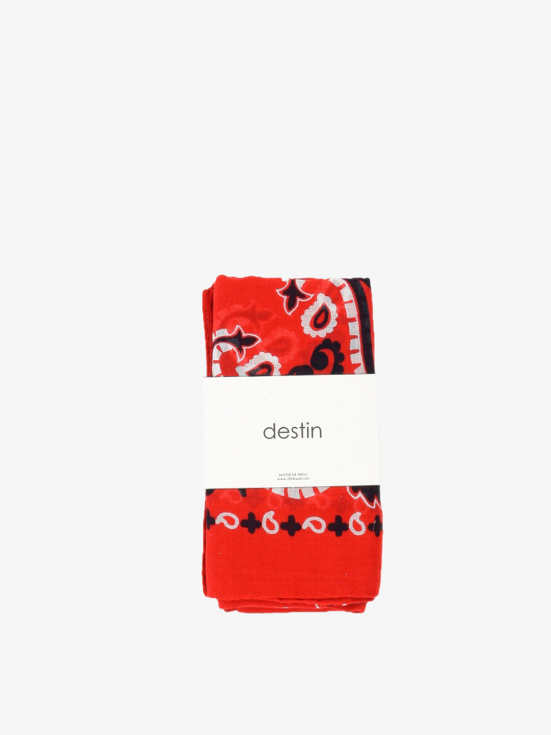 Bandana in cotone red