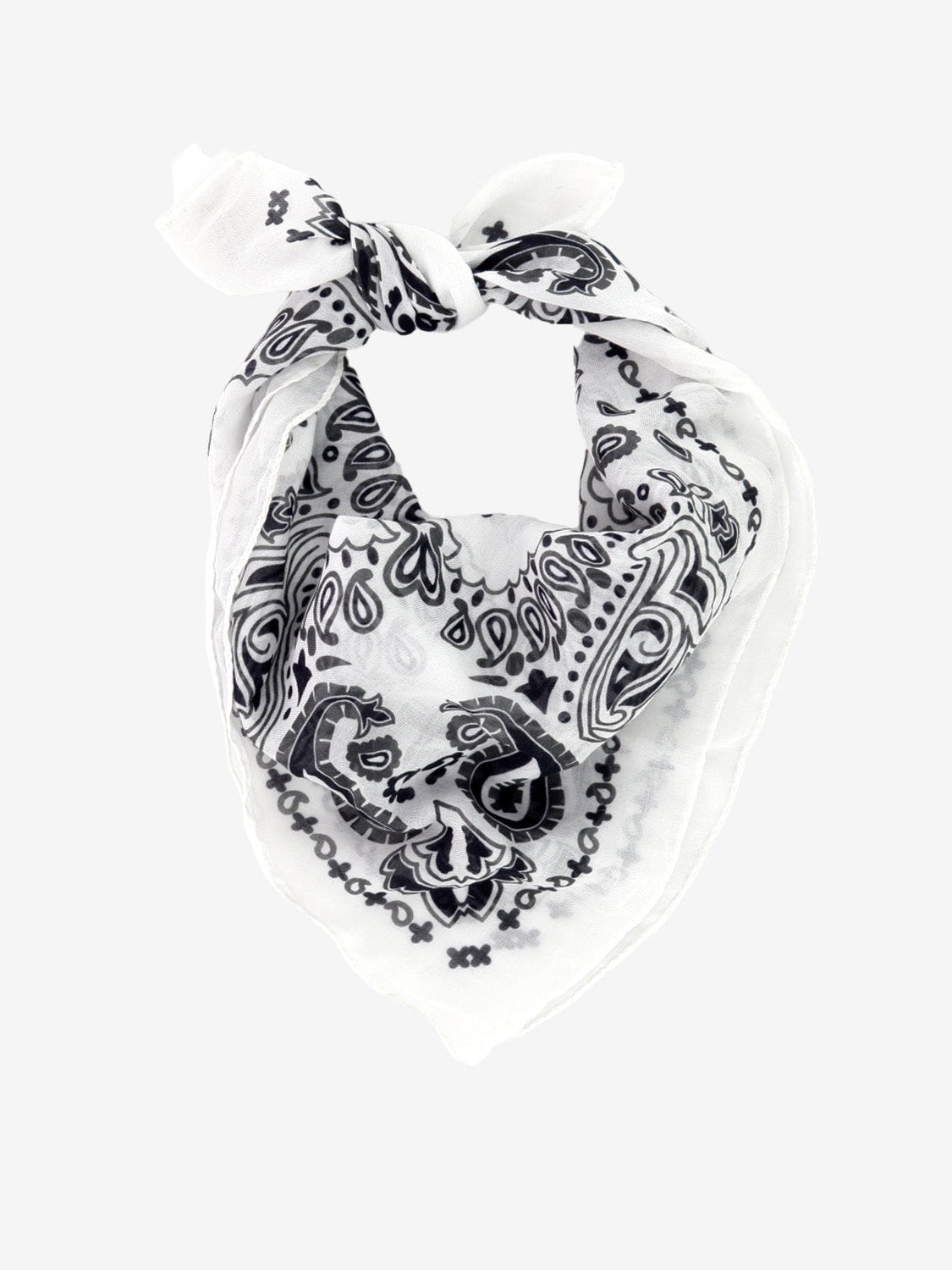 White cotton bandana