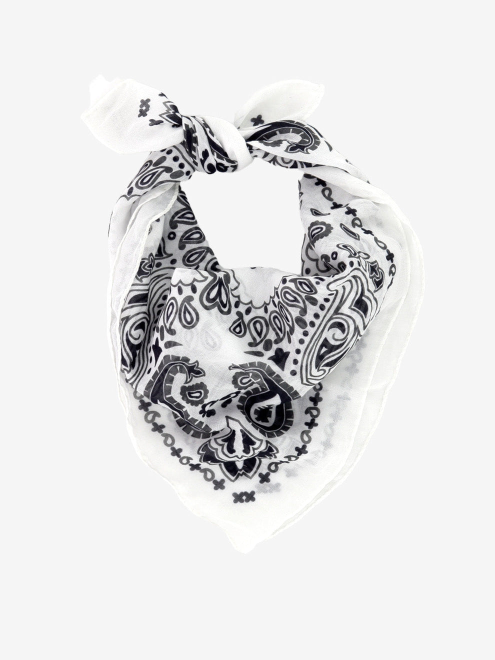 White cotton bandana