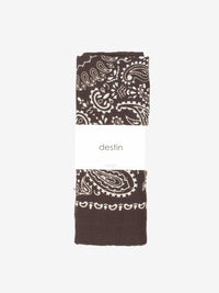 Bandana Judy dark choco square