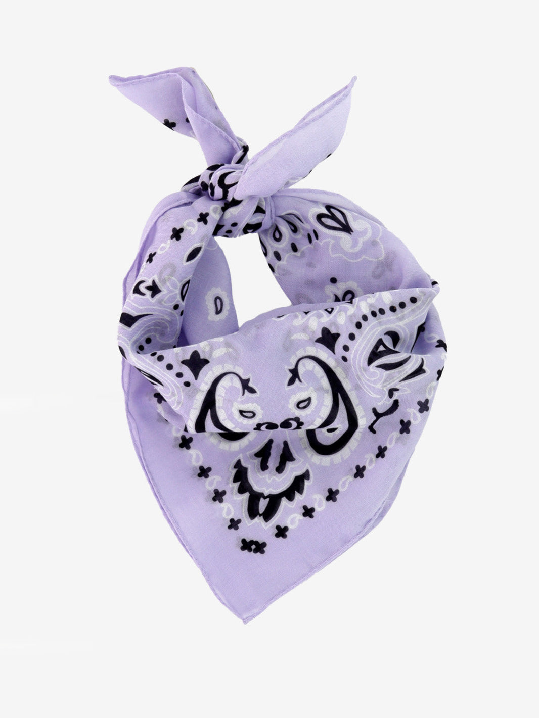 Lilac cotton bandana
