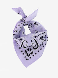 Lilac cotton bandana
