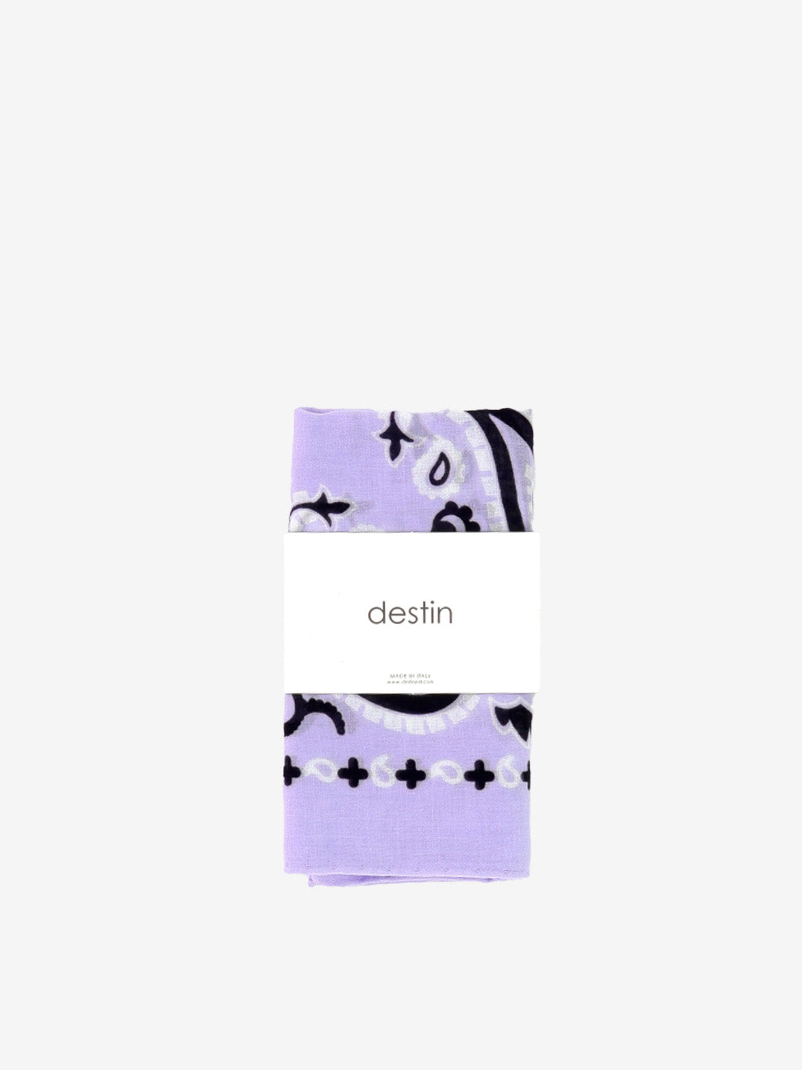 Lilac cotton bandana