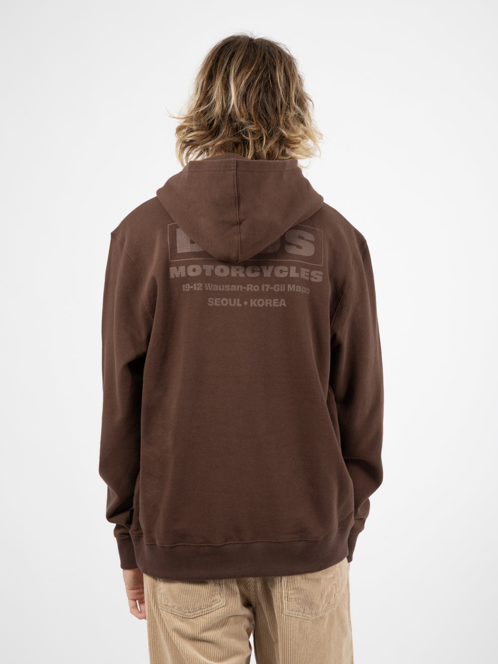 Barret Hoodie potting soil brown