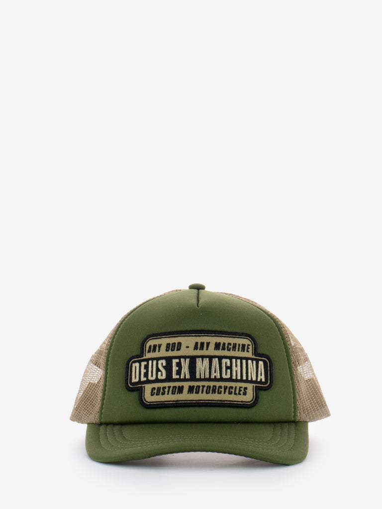 DEUS - Berretto grip tape trucker olive combo