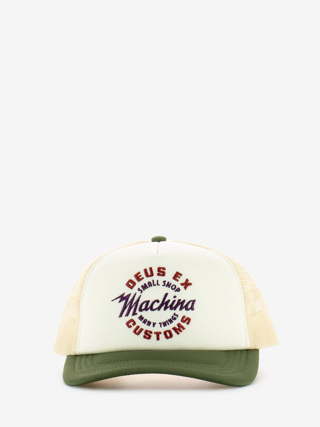Cappello Amped circle trucker cream