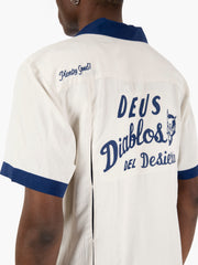 DEUS - Diablo Bowling Shirt Dirty White