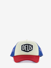 DEUS - Cappello Bayaland trucker blue / red