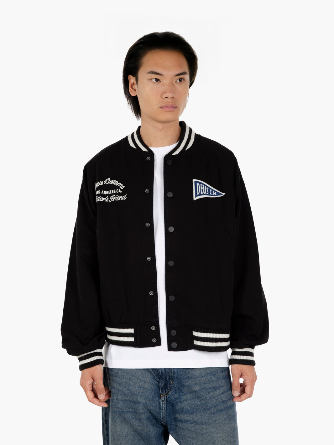 Stadium jacket black