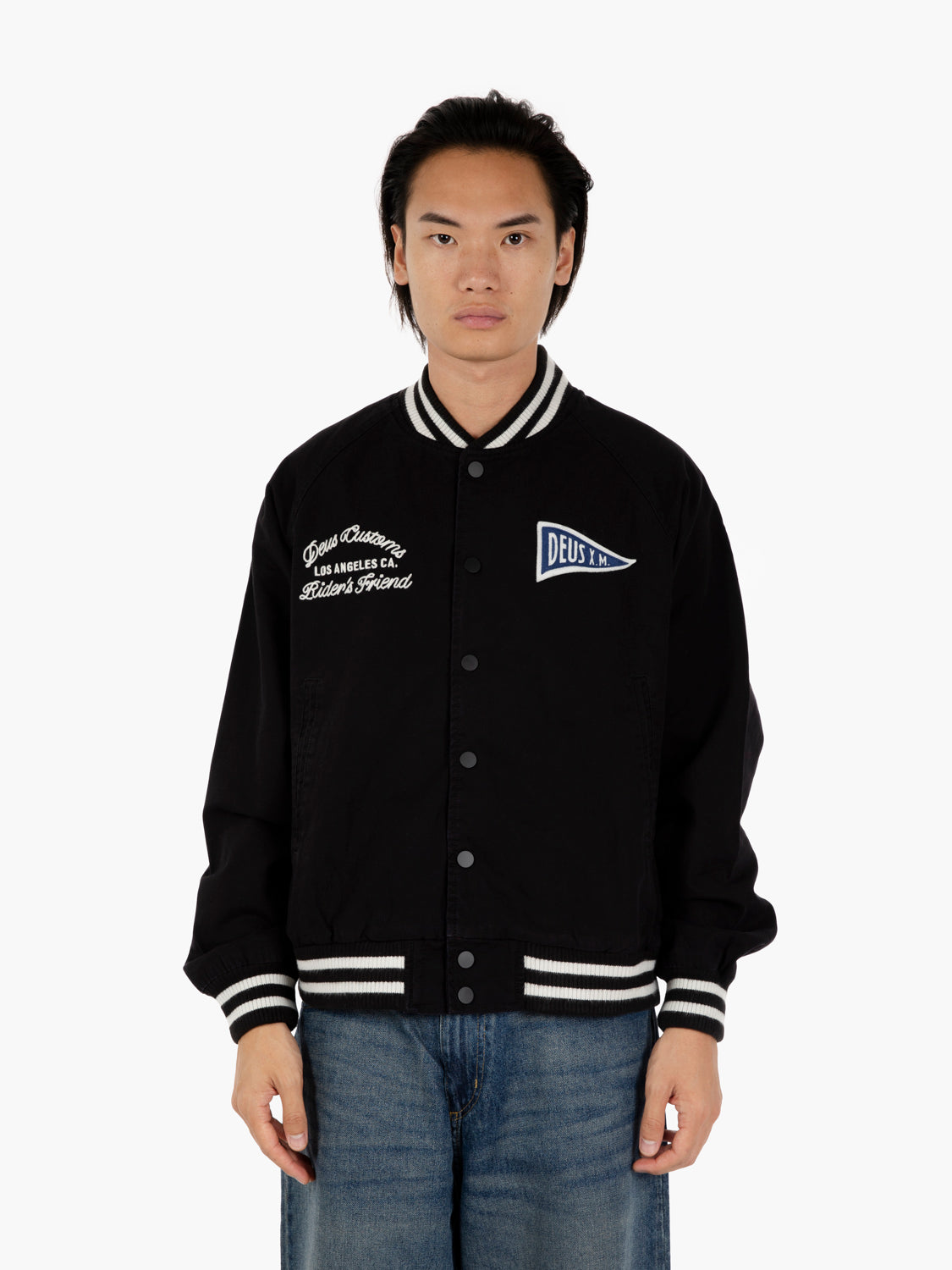 Stadium jacket black
