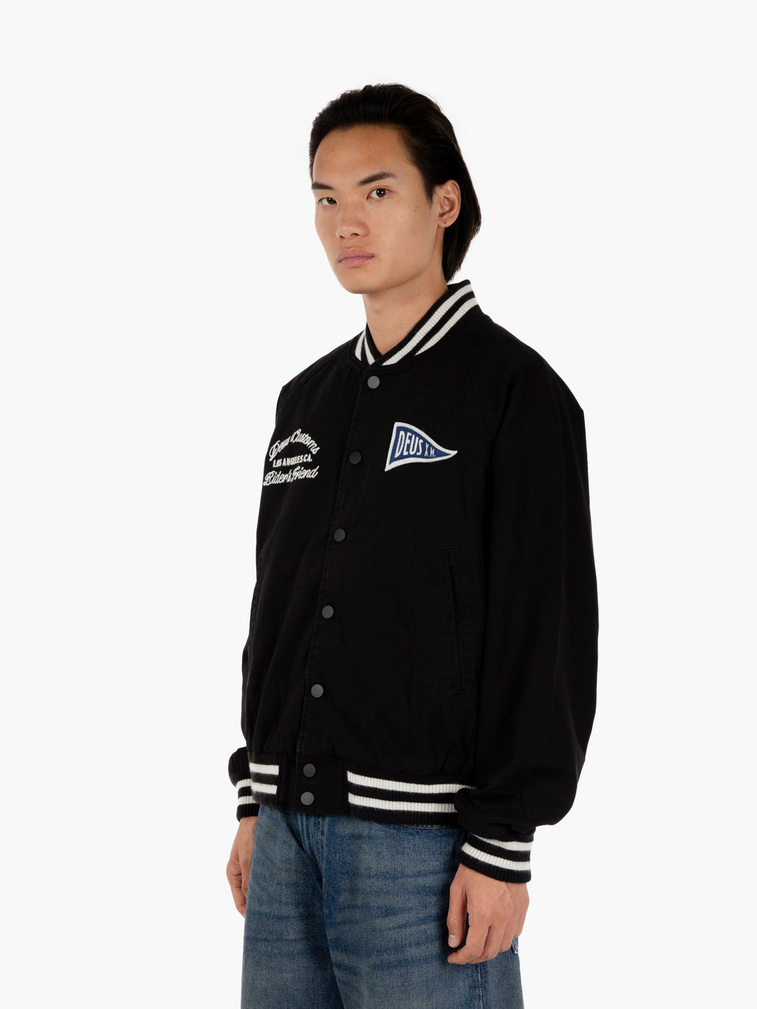 Stadium jacket black