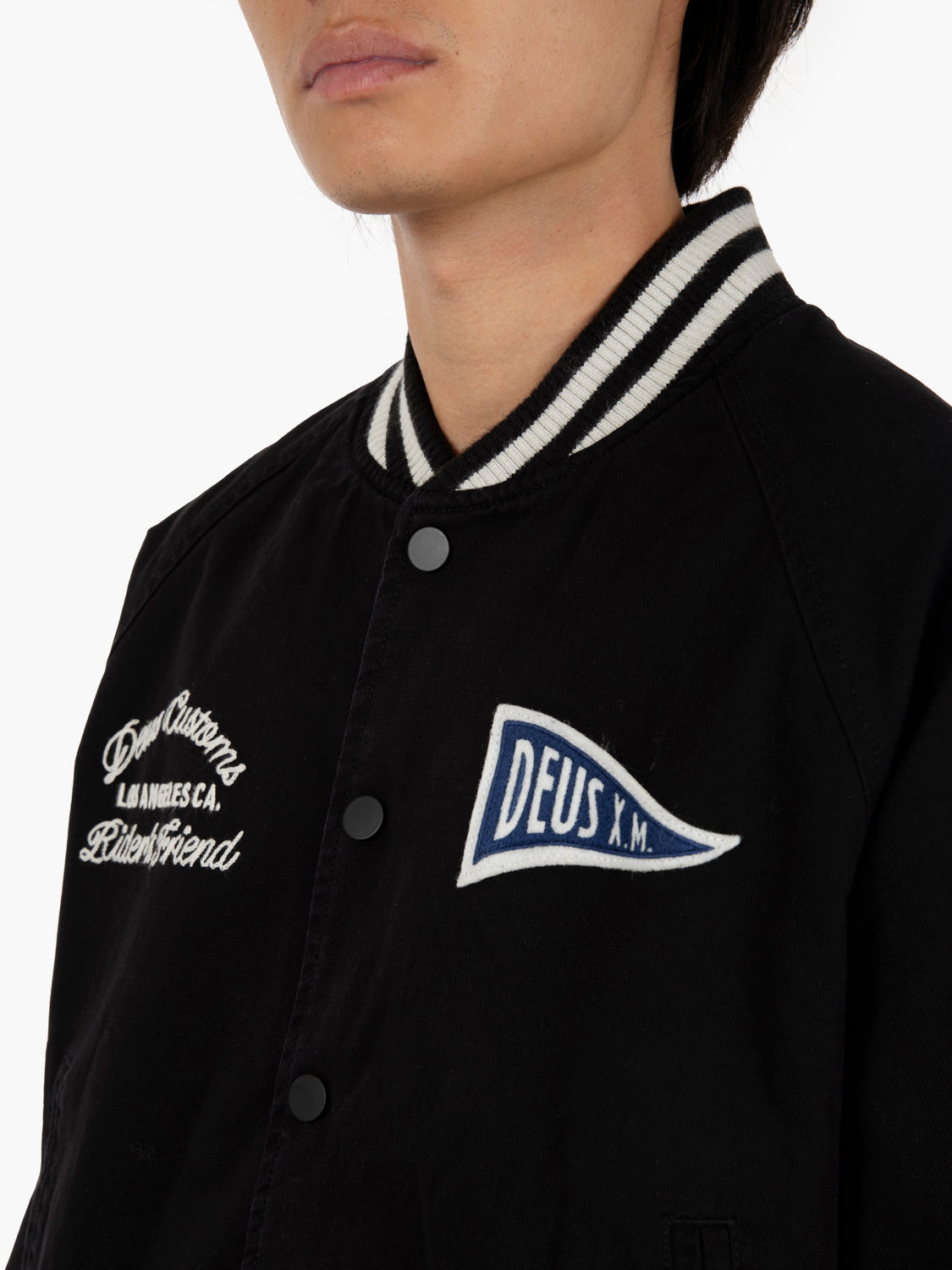 Stadium jacket black
