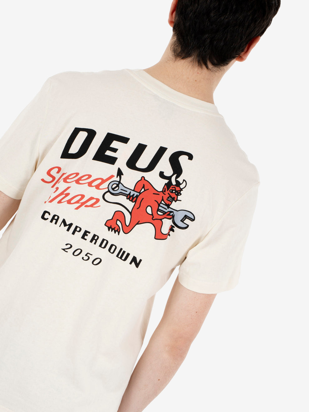 Dogleg Tee dirty white