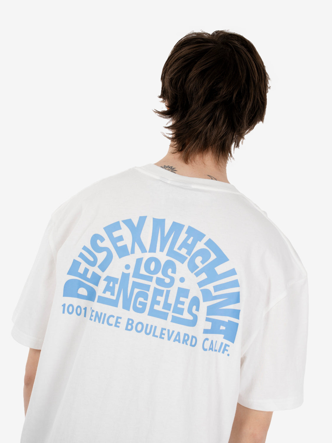 Los Angeles Address tee vintage white