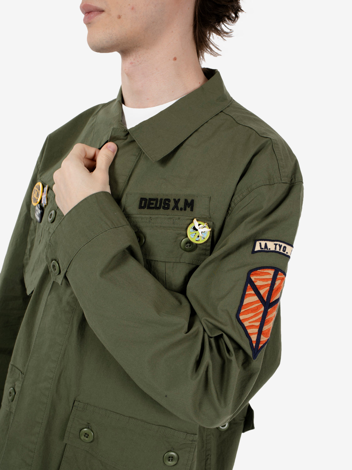 Green power overshirt