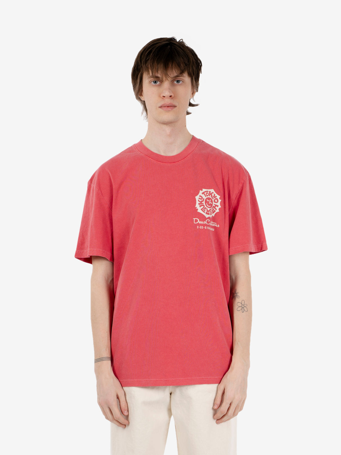 Tokyo Address tee melon red
