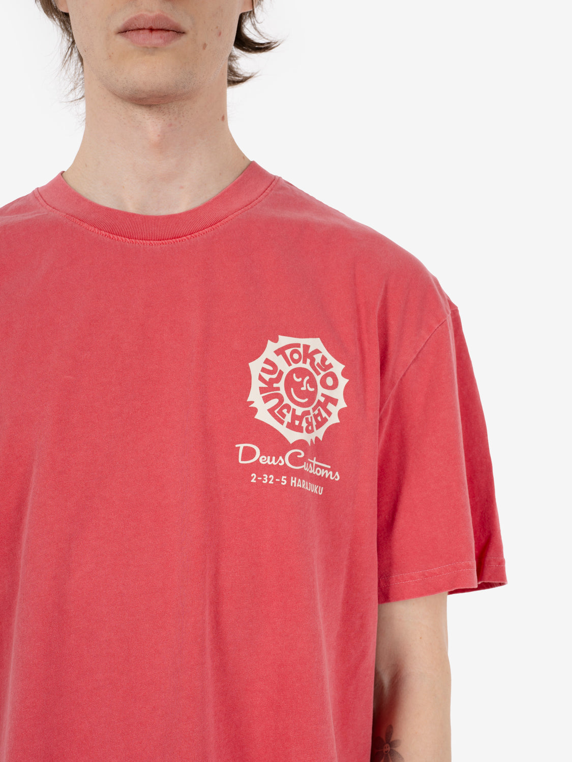 Tokyo Address tee melon red