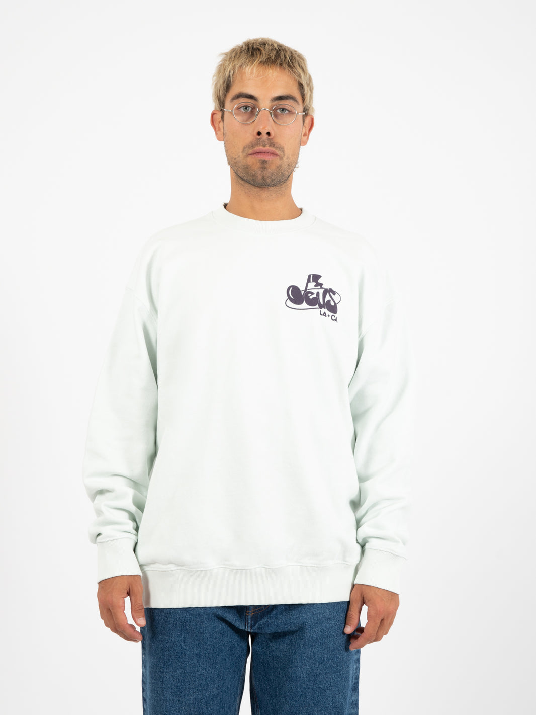 Harmony Crew Illusion Blue sweatshirt