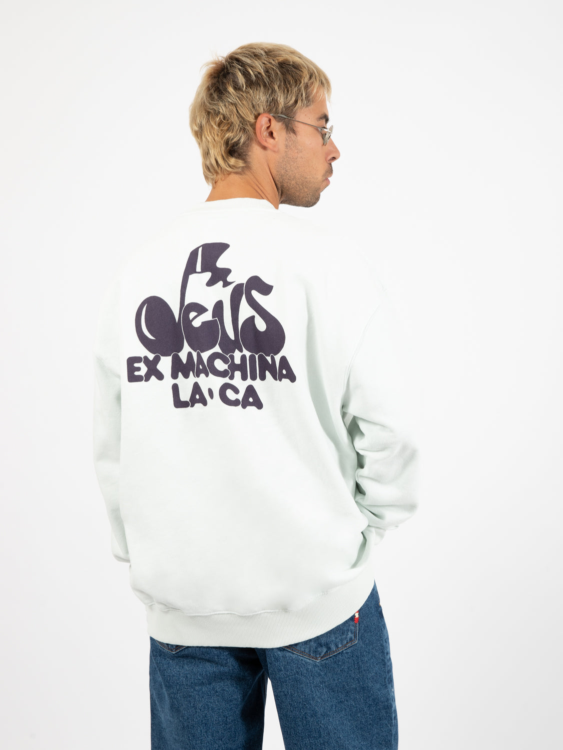 Harmony Crew Illusion Blue sweatshirt