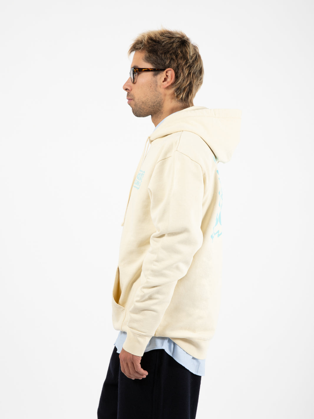 Felpa Sunblock Acid Hoodie dirty white