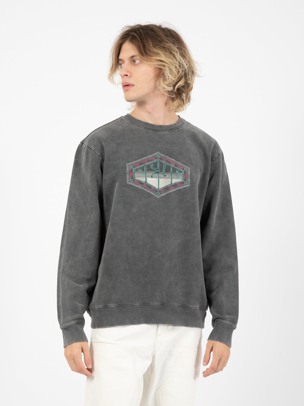 Wavepool Acid Crew anthracite sweatshirt