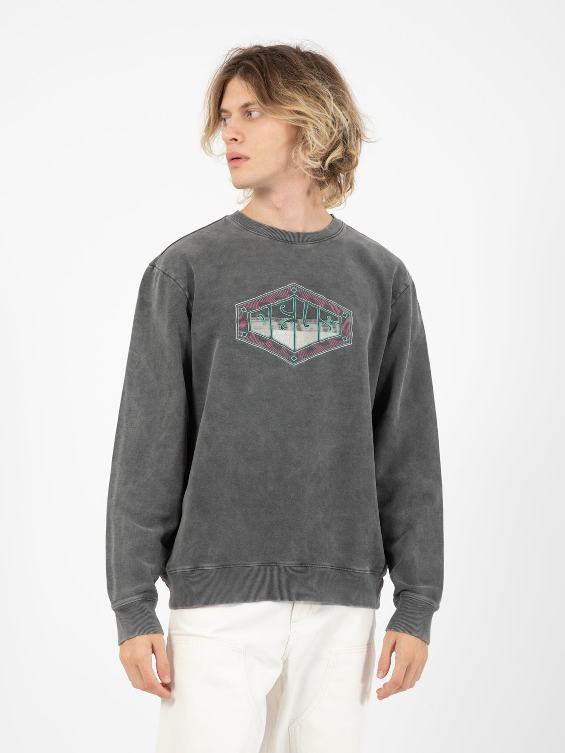 Wavepool Acid Crew anthracite sweatshirt