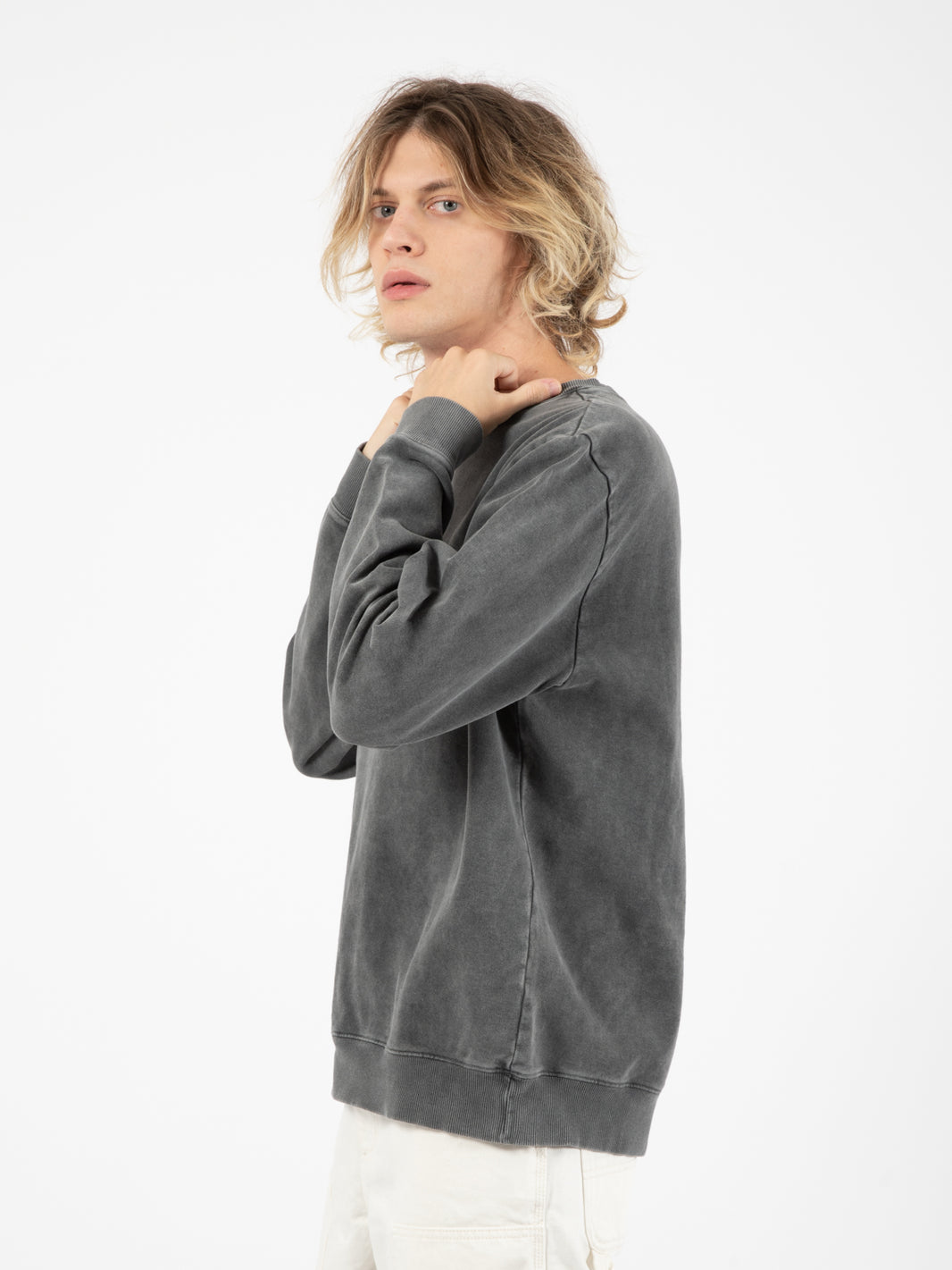 Wavepool Acid Crew anthracite sweatshirt