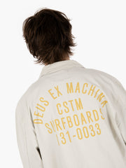 DEUS - Sovracamicia Tommy poplin surd shirt dirty white