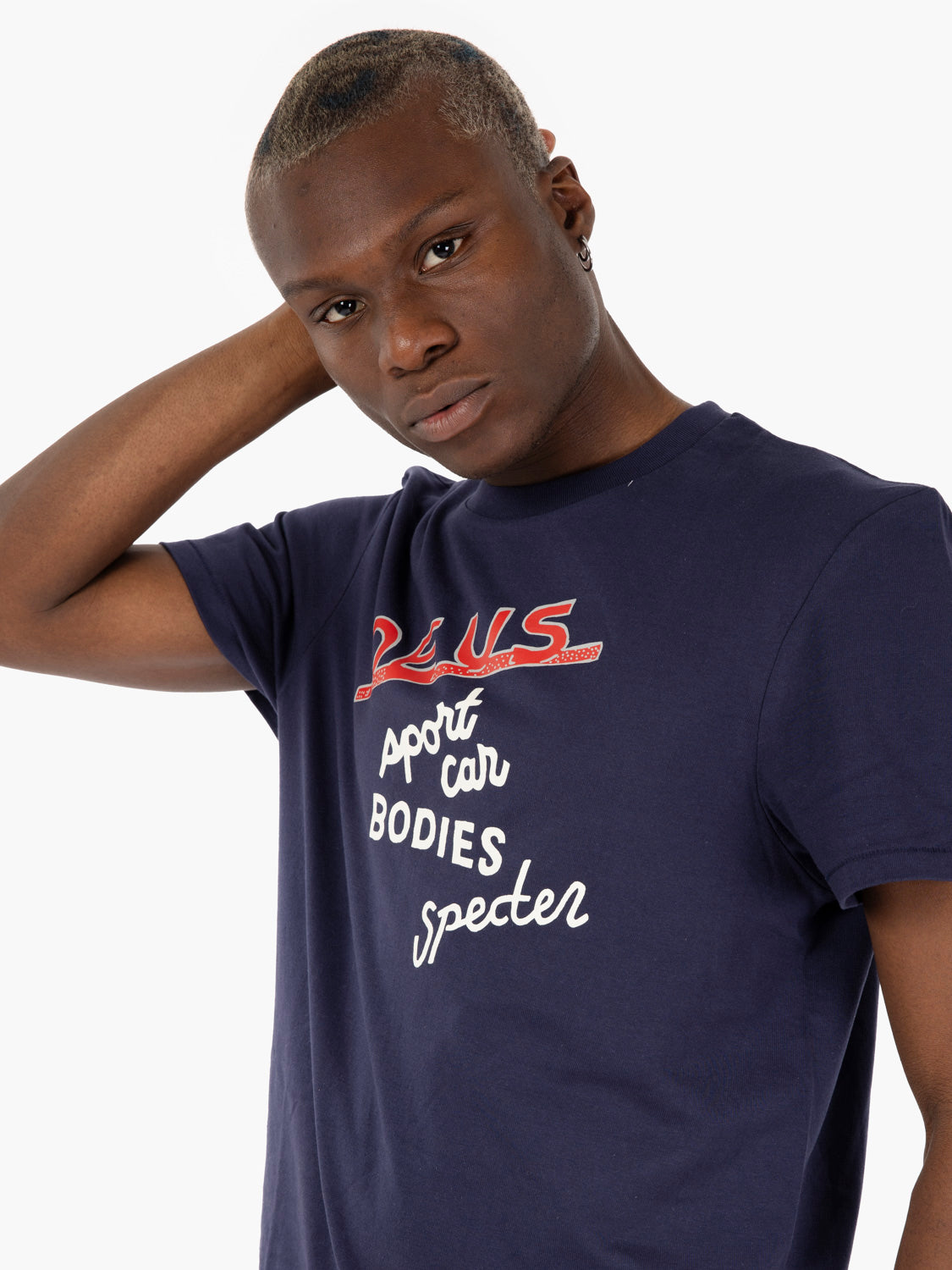 Specter rare birds tee azure navy