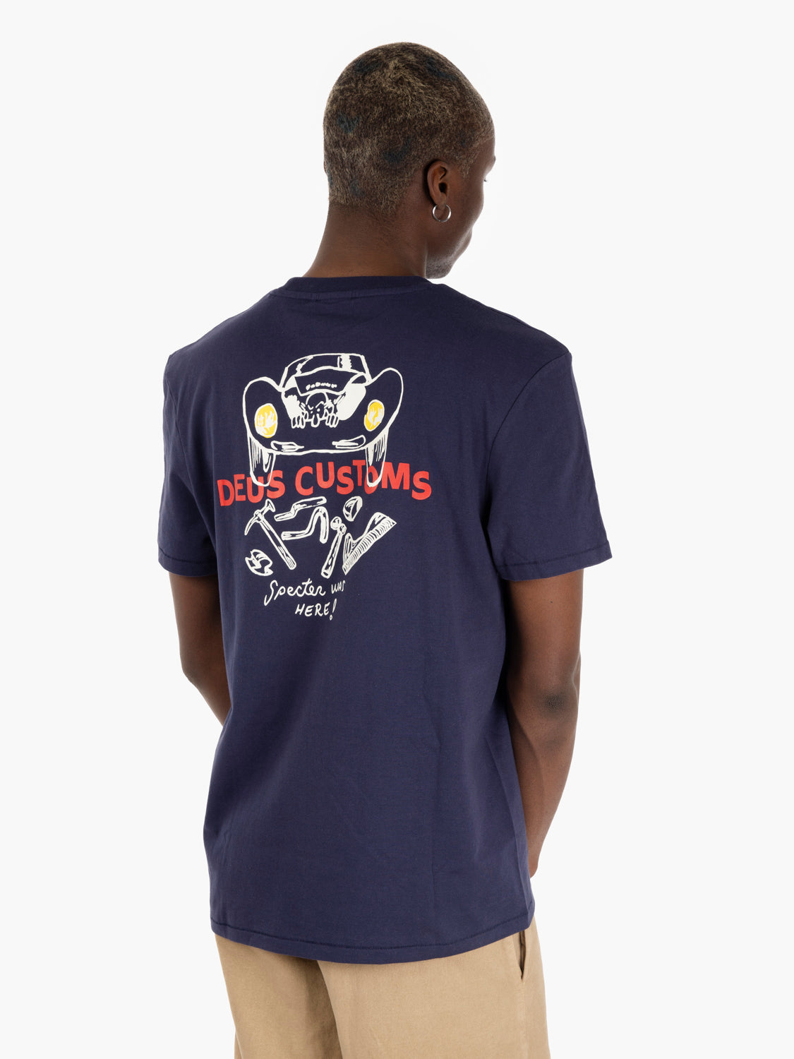 Specter rare birds tee azure navy