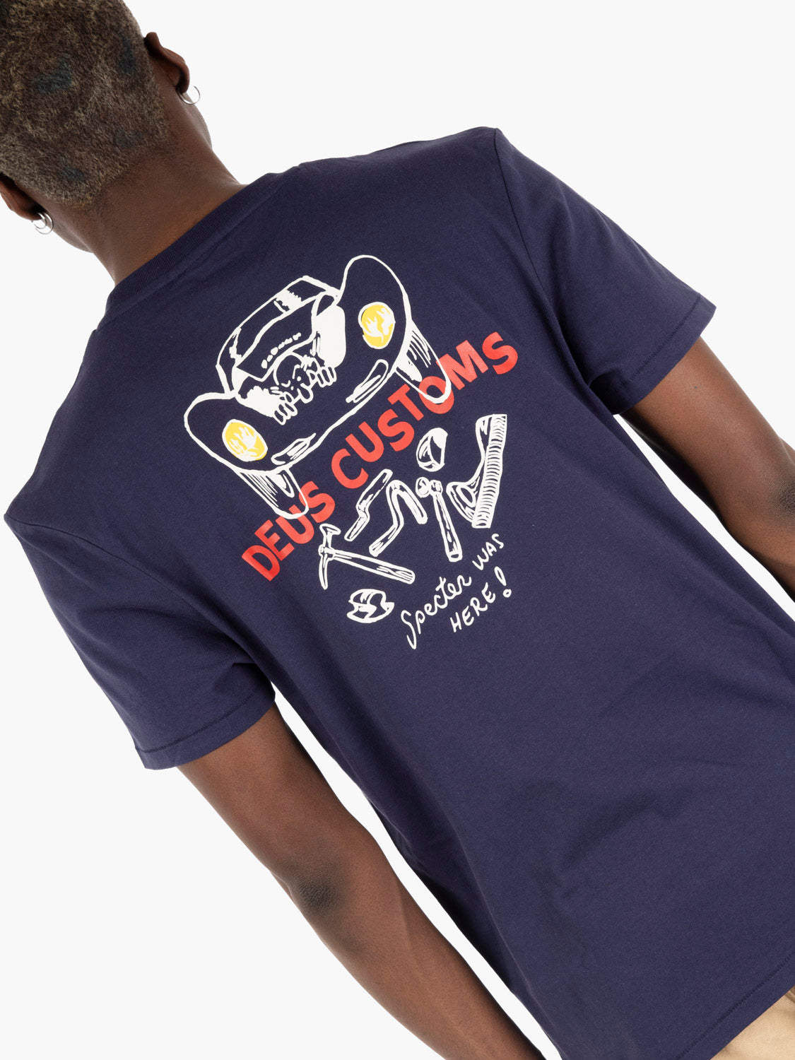Deus - Specter rare birds tee azure navy | STIMM