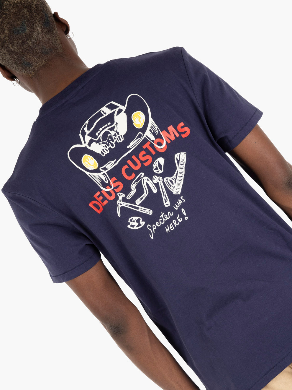 Specter rare birds tee azure navy
