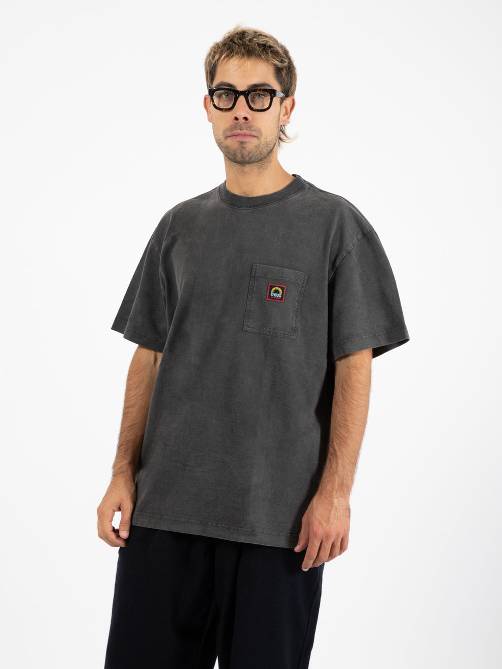 Acid Pocket anthracite t-shirt