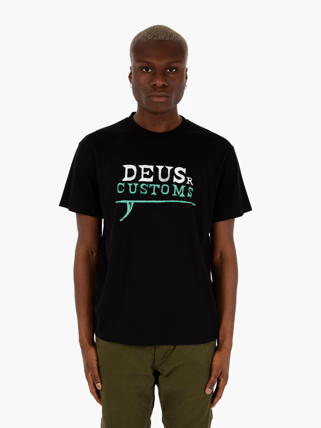 Big wave tee black t-shirt