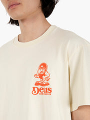 DEUS - T-shirt raptor dirty white