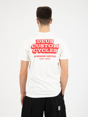 DEUS - T-shirt Redline vintage white