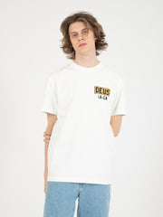 DEUS - T-shirt Super Stitious vintage white