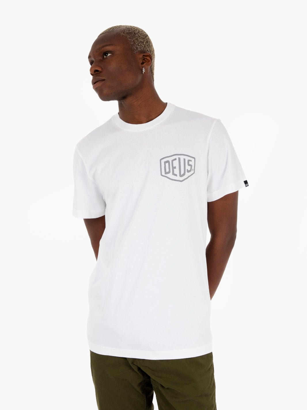 Tokyo address white t-shirt