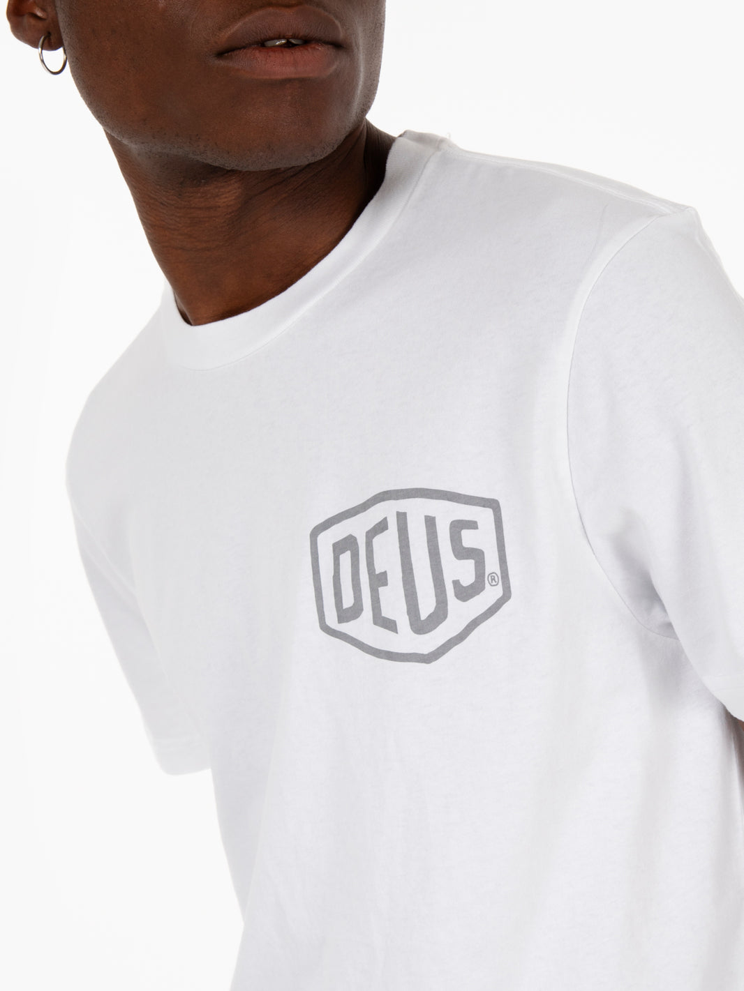 Tokyo address white t-shirt