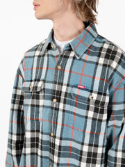 DEUS - Vacay check shirt blue turquoise