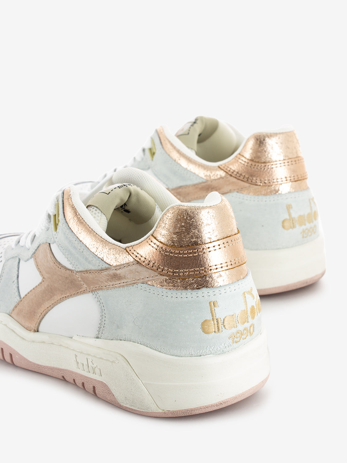 B.560 crackle lamè WN rosa pesca