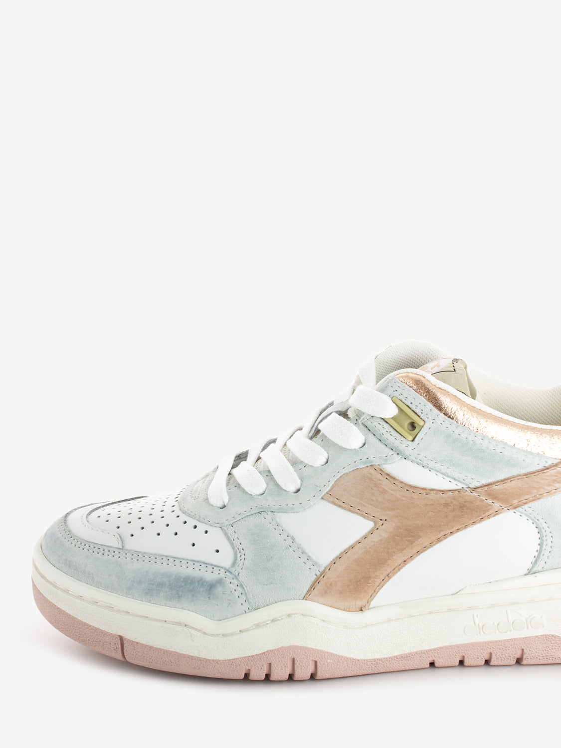 B.560 crackle lamè WN rosa pesca