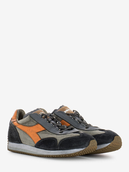 Diadora Heritage Equipe H Dirty Stone Wash Evo 174736 Men's Shoes Grey Blue in Diadora Heritage Equipe H Dirty Stone Wash Evo 174736 Men's Shoes Grey Blue in