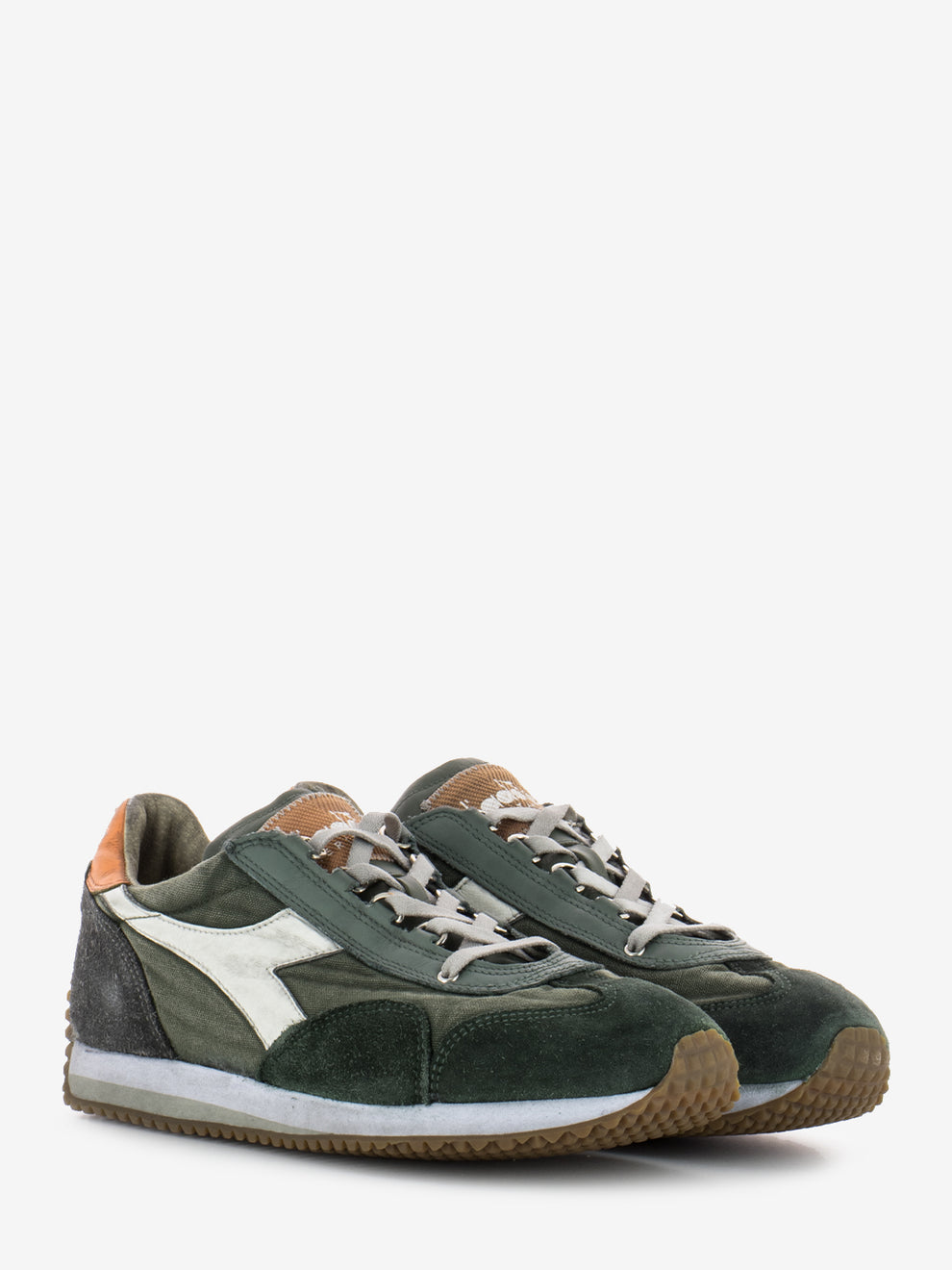 Diadora Heritage Equipe H dirty stone wash evo green thyme