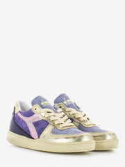 DIADORA HERITAGE - Mi basket low metal pigskin used twilight violet