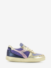 DIADORA HERITAGE - Mi basket low metal pigskin used twilight violet