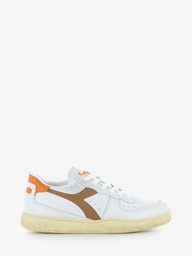 DIADORA HERITAGE - Mi Basket low used white / caramel