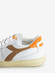 DIADORA HERITAGE - Mi Basket low used white / caramel